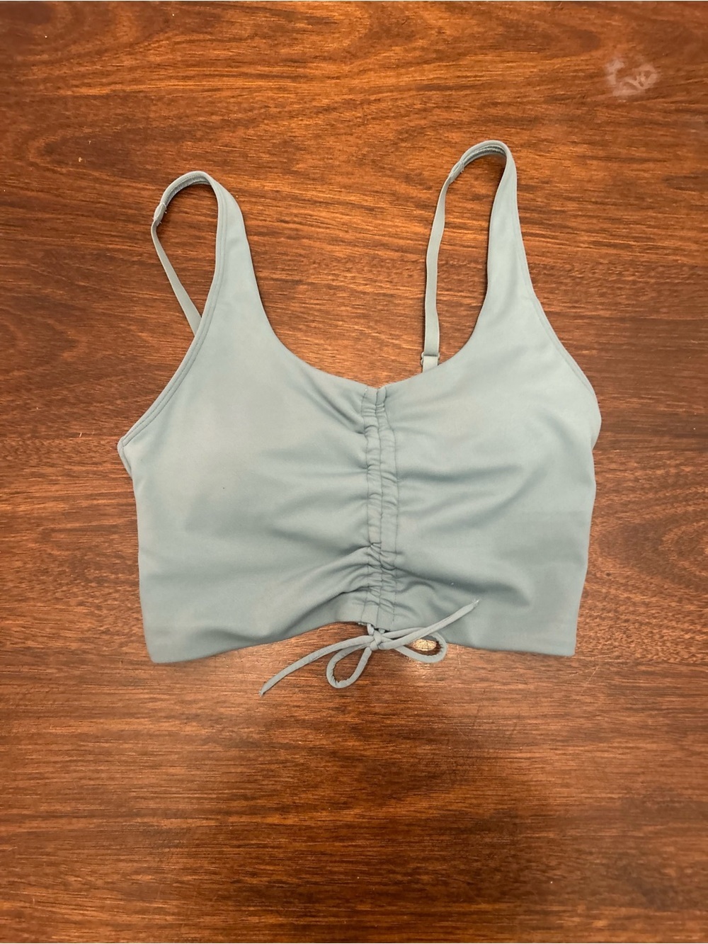 Victoria's Secret light sage green ruched front bralette